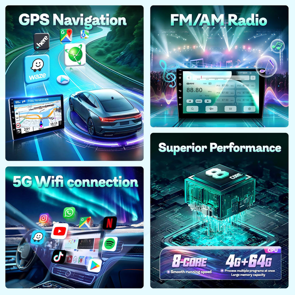 Radio Upgrade for Chevy Silverado Gmc Sierra 2014-2018,Carplay Android Auto