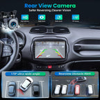Car Radio Stereo Upgrade for Jeep Renegade 2015-2020, Replacement Head Unit