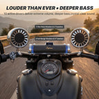 Bluetooth Motorcycle Speakers Waterproof 10-Speaker Motorcycle Radio