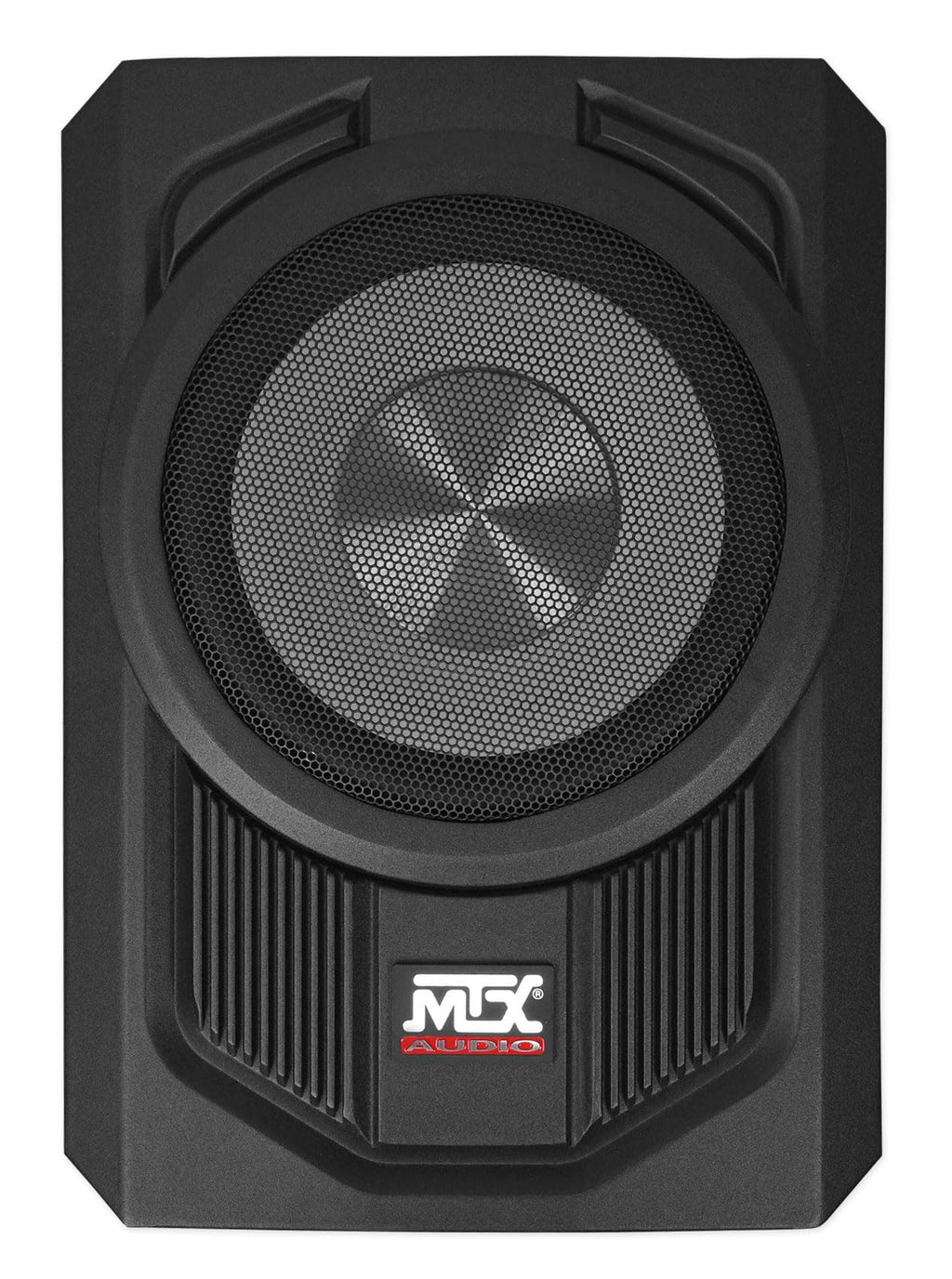 Audiosavings Bundle: MTX TN8MS 8" 200w Slim Under-Seat Active Powered Car/Truck Subwoofer Sub+Remote Bundle with Rockville RWK10 10 Gauge Amp Installation Kit ANL Fuse Holder 100% Copper RCA (2 Items)