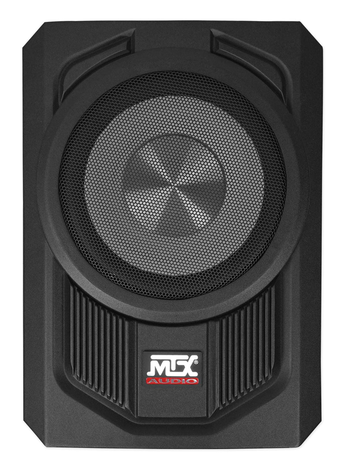 Audiosavings Bundle: MTX TN8MS 8" 200w Slim Under-Seat Active Powered Car/Truck Subwoofer Sub+Remote Bundle with Rockville RWK10 10 Gauge Amp Installation Kit ANL Fuse Holder 100% Copper RCA (2 Items)
