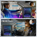 10.4" Car Radio Upgrade Dash Kit for Dodge Ram 2013-2018 1500 2500 3500,Android 13 8Core 4+64GB Wireless CarPlay Android Auto WiFi/Bluetooth5.0/GPS/DSP/SWC/1080P Rear Camera【for A/C 4-Speed Fan】