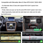 12.3" Wireless CarPlay Touchscreen for Mercedes-Benz G Class