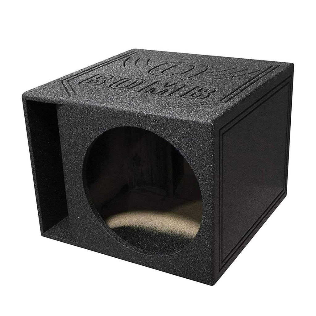 QPower QBOMB15HP Single 15" Vented Side-Ported Subwoofer Box, 32 Hz