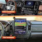 Android 13 Car Radio Head Unit for Nissan Titan 2020-2025, 15.6 Inch Touch Screen Car Multimedia Stereo Player GPS Navigation with Wireless Carplay, Android Auto,128GB, US 1 Yr Service