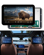 85100044 12.6" Headrest Display, Rear Seat Entertainment LCD Display Screen Fits for 2021-2023 Chevy Suburban Tahoe GMC Yukon XL, 2021-2024 Cadillac Escalade, Headrest Back Seat TV