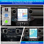 LINKSWELL GEN6 Car Radio for Jeep Wrangler JL Gladiator JT 2018-2021