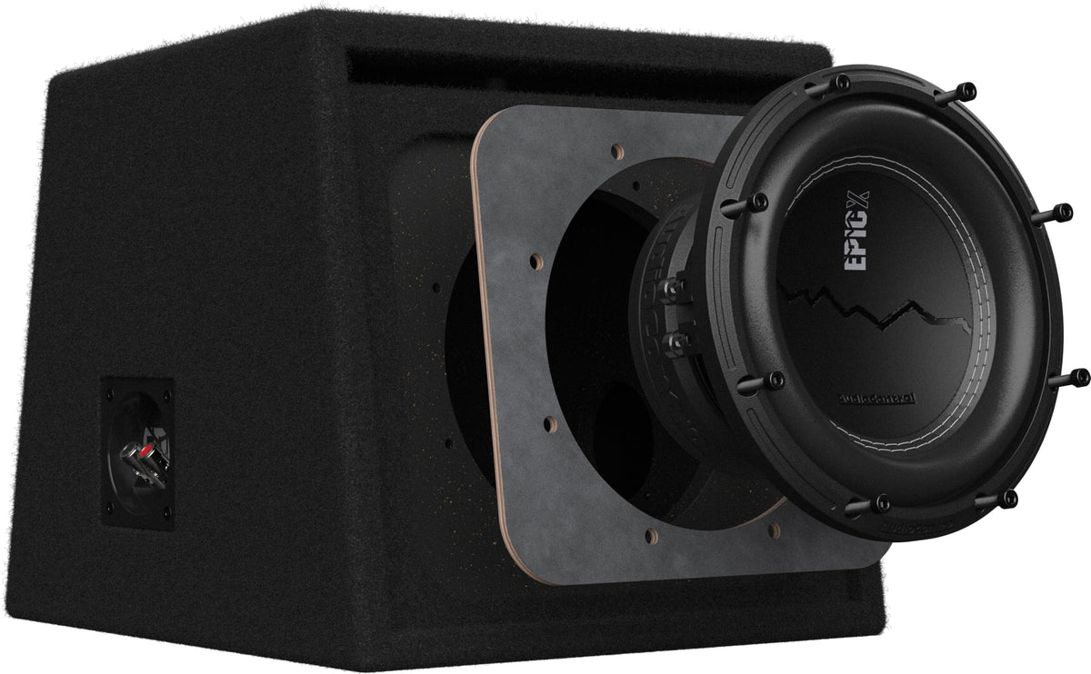 AudioControl EPICX 8" Loaded Vented Subwoofer Enclosure, 600W, 1 Ohm