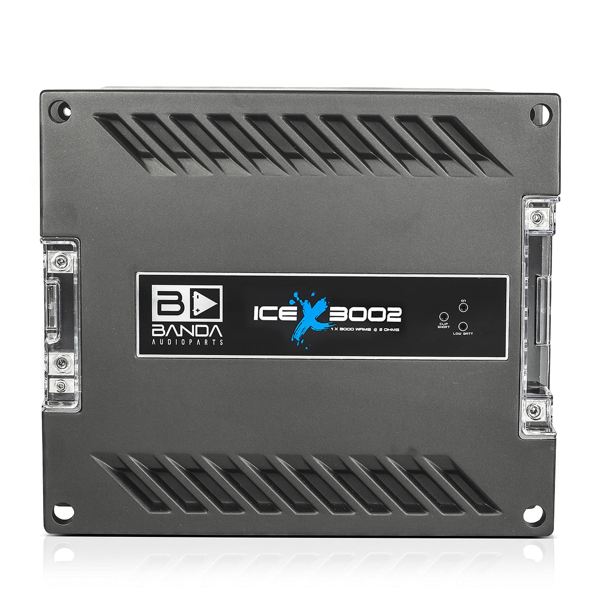 Banda Ice X 3002-1 Channel 3000 Watts RMS 2 Ohm Car Amplifier