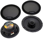 Fits Chevy Trailblazer 02-09 6.5" Speakers Amp and Wiring Kit Harmony Audio