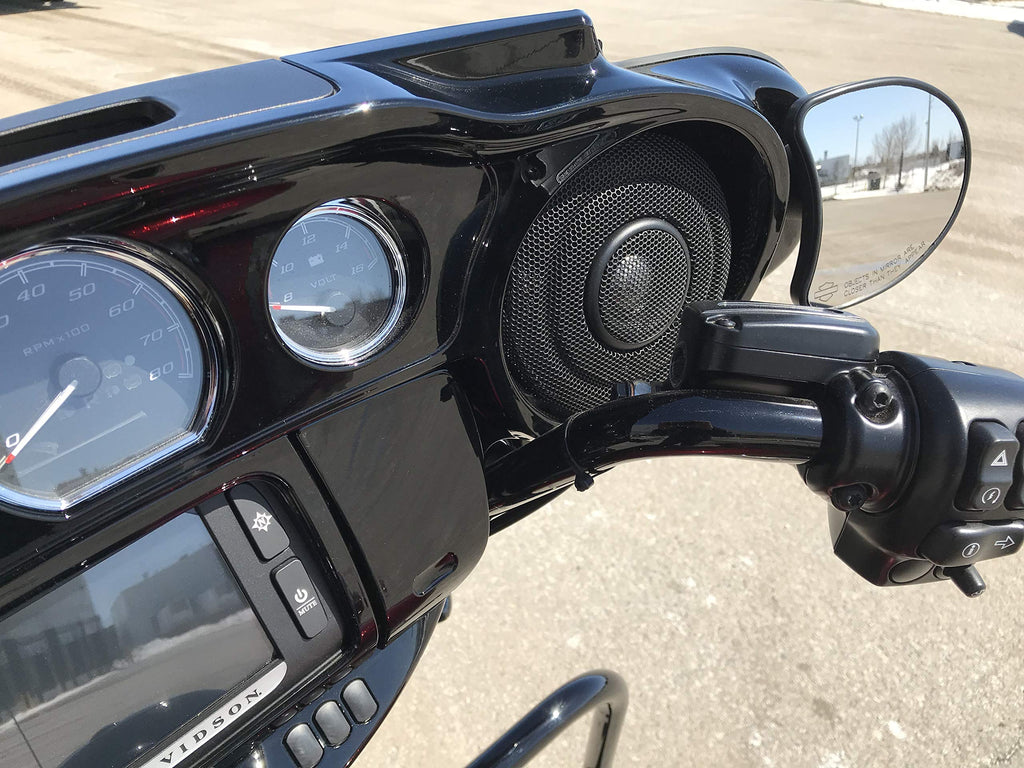 Wild Boar Audio WBC 1654 High Performance 6.5" Front Speakers with Grills (2 Pack), Fits 2014-2024 Harley-Davidson Motorcycles